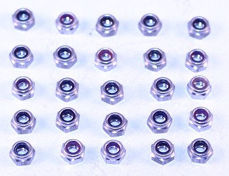 60-101 Hyperdrive 4-40 Aluminum Lock Nuts (25)