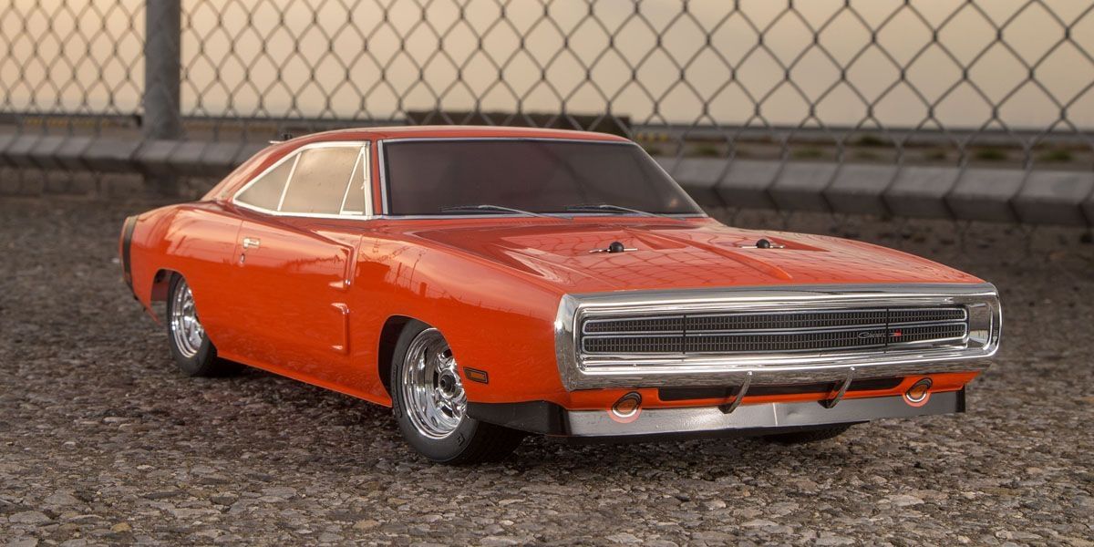 34417T1C Kyosho 1/10 Scale Radio Controlled Electric Powered 4WD FAZER Mk2 FZ02L Series Readyset Dodge Charger 1970 Hemi Orange