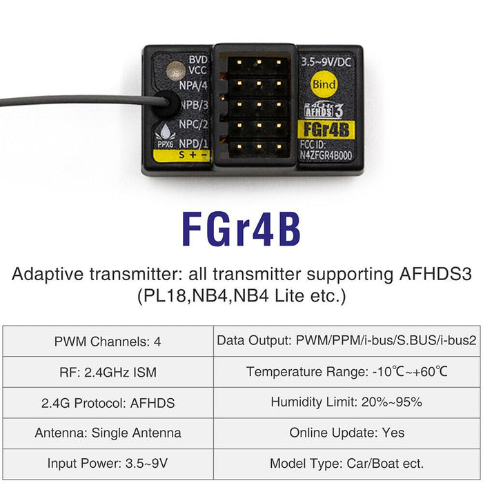 4006 – FlySky FGr4B receiver