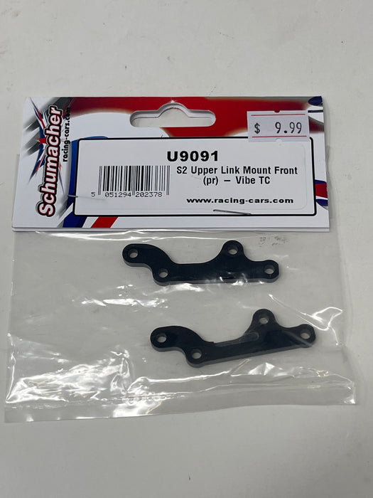 U9091 SCHUMACHER S2 Upper Link Mount Front (pr) - Vibe TC