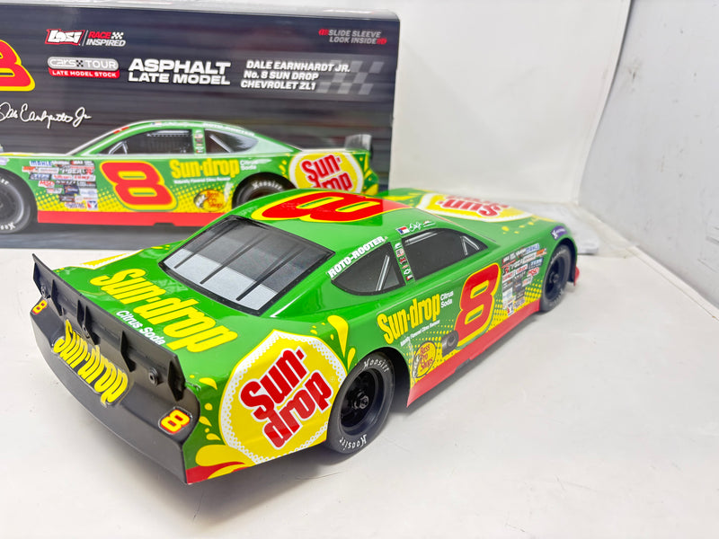Used LOSI 1/12 Asphalt Late Model RC Race Car Dale Earnhardt Jr. No. 8 2025 Sun Drop