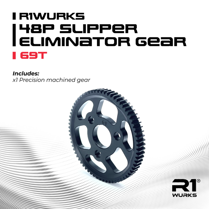 900055-69 R1 WURKS Slipper Eliminator Gear, 48P, 69T