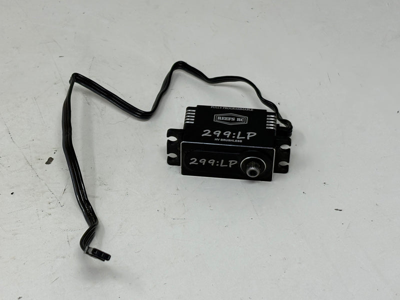 Used Reefs RC 299LP High Torque/Speed Brushless Low Profile Servo (High Voltage) (Black)