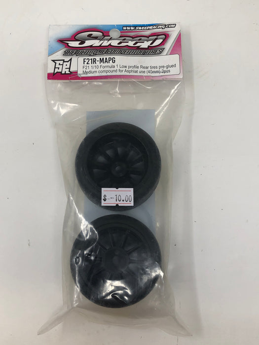 USED Sweep F21R-MAPG F1 Rear tires