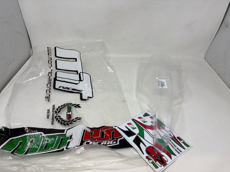 MTB021009 Mon-Tech 1/10 F22 Formula 1 Body (Clear) No Window Masking