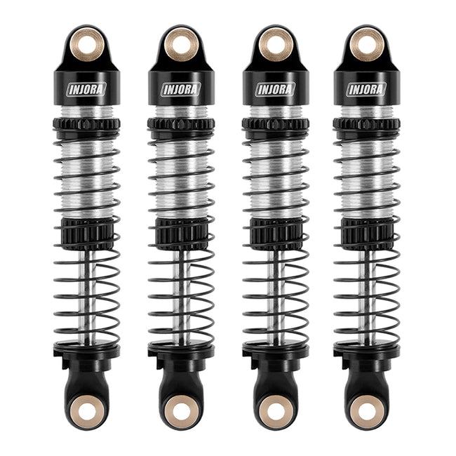 4M-24BS-4 INJORA 53mm Aluminum Threaded Oil Filled Shocks for 1/18 TRX4M (4M-24)