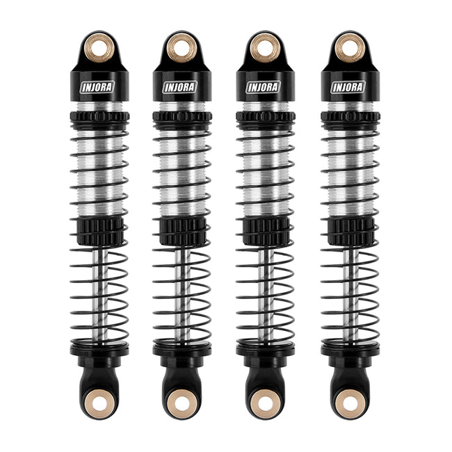 4M-42BS-4 INJORA 59mm Long Threaded Oil Filled Shocks for 1/18 TRX4M (4M-42)