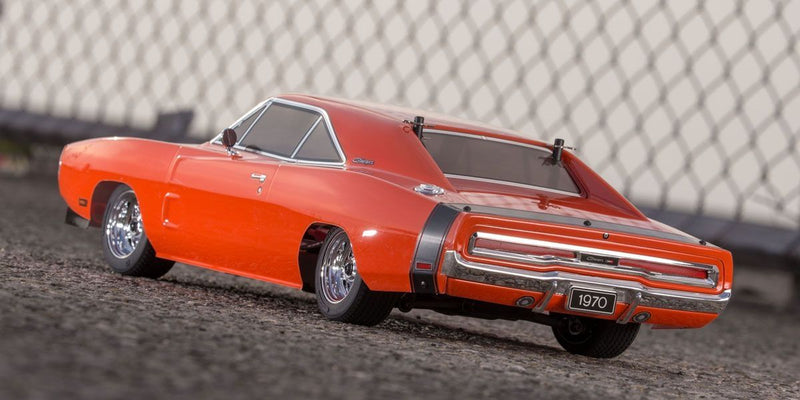 34417T1C Kyosho 1/10 Scale Radio Controlled Electric Powered 4WD FAZER Mk2 FZ02L Series Readyset Dodge Charger 1970 Hemi Orange