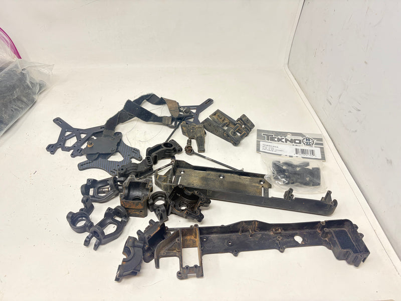 Used Tekno 8th Scale Parts Lot