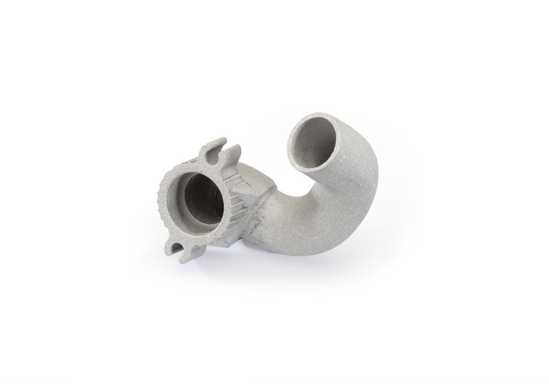 5140 Traxxas Header, aluminum (T-Maxx®) (for rear exhaust engines only) (TRX 2.5, 2.5R, 3.3)