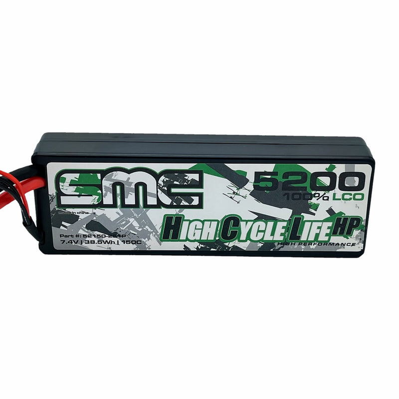 SMC HCL-HP 7.4V-5200mAh 150C Hardcase 2S Lipo Pack