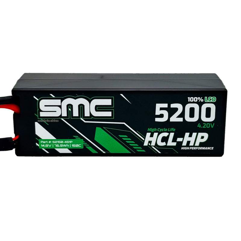 52150-4S1P SMC HCL-HP 14.8V-5200mAh 150C Hardcase with XT90