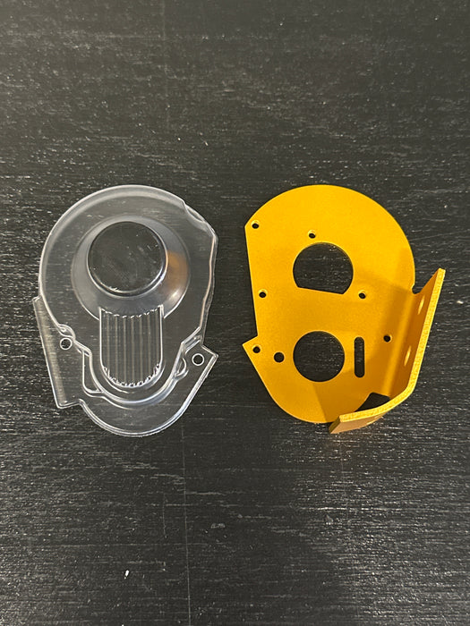 NEW TEAM ASSOCIATED RC10 JAY HALSEY EDITION Motor Plate, Gear cover and plug