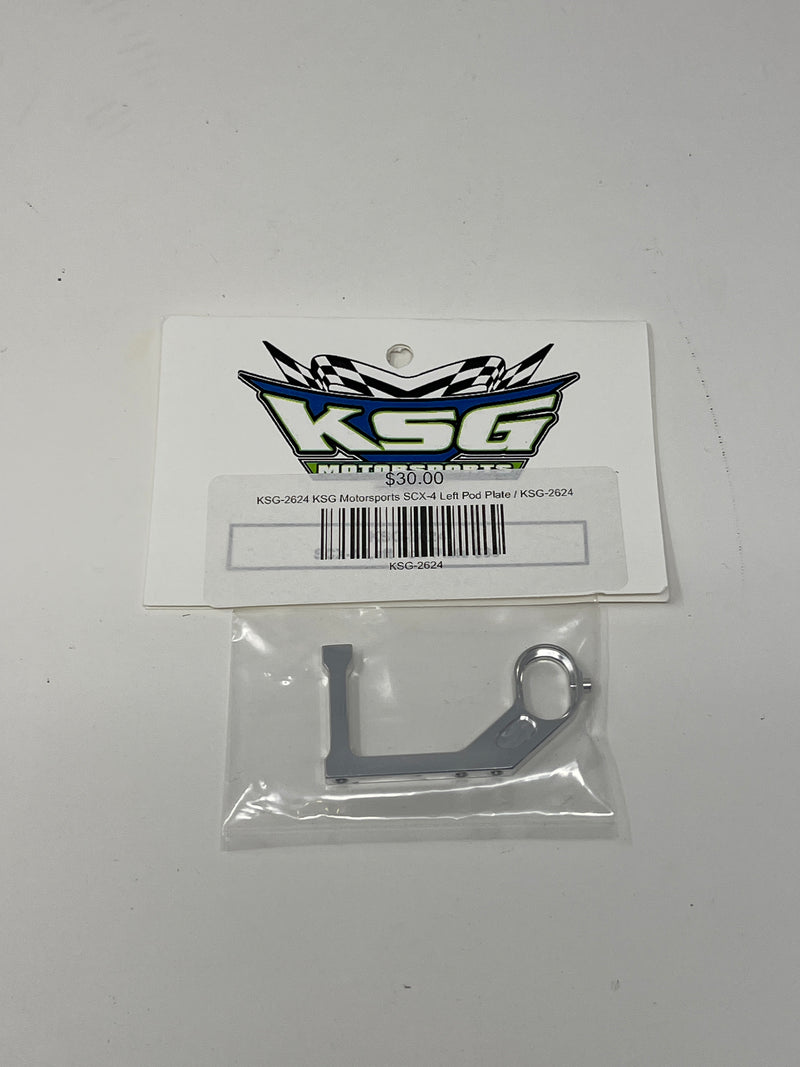 KSG-2624 KSG Motorsports SCX-4 Left Pod Plate