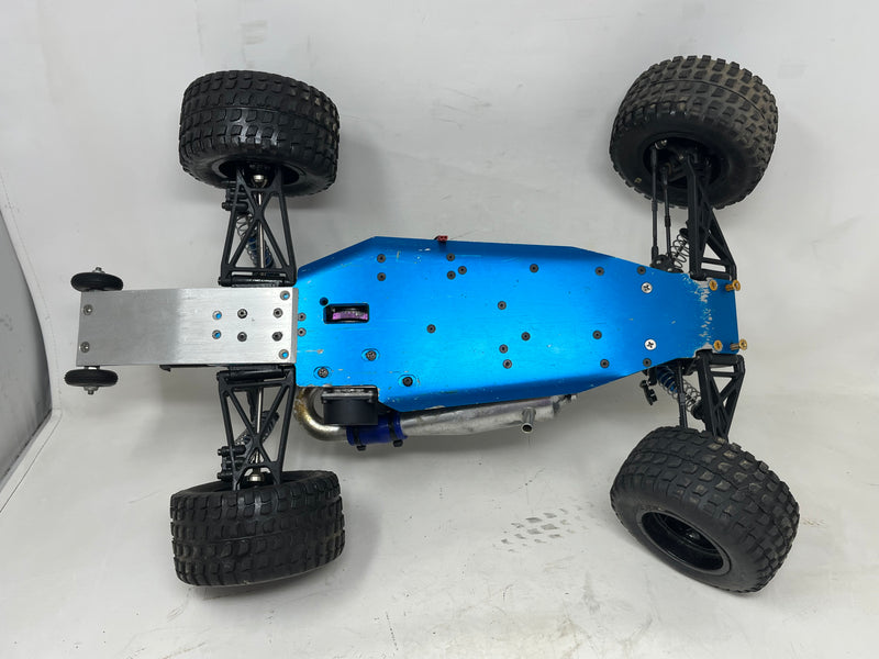 Used Vintage Nitro RC10GT blue chassis