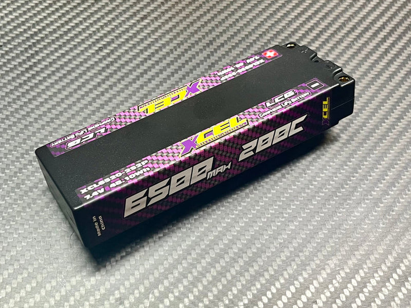 XCEL Motorsports 2s 6500mah/200C LCG Battery