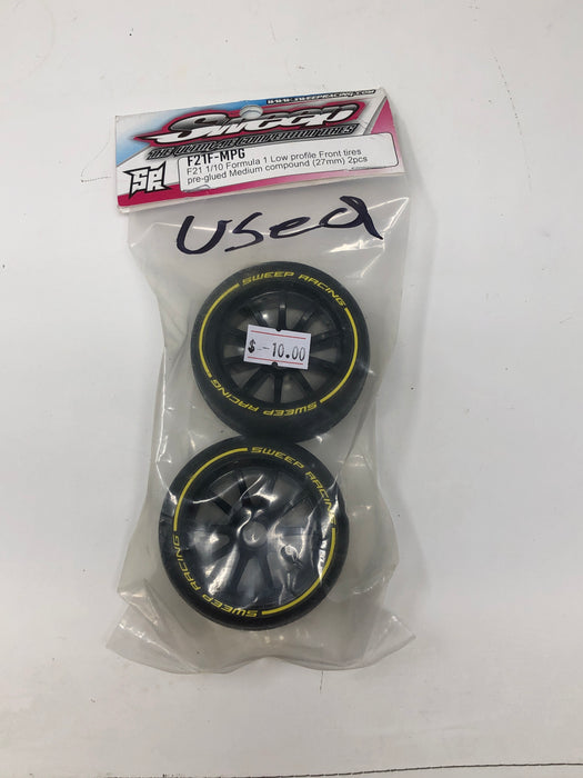 USED Sweep F21F-MGP F1 front tires.