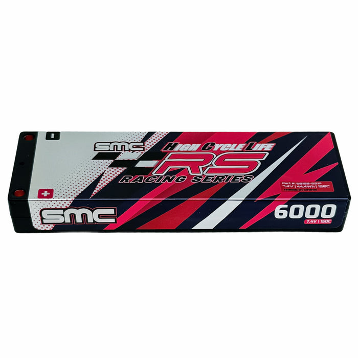 60150-2S1P SMC HCL-RS 7.4V-6000mAh 150C LCG 5mm Inboard Hardcase VTA