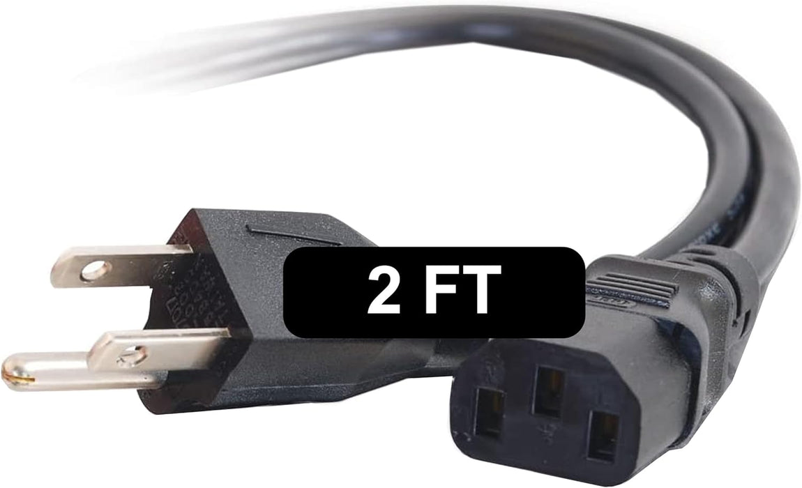Copy of 997 RC Raceway 2FT Premium Replacement AC Power Cord - Power Cable for Power Supply
