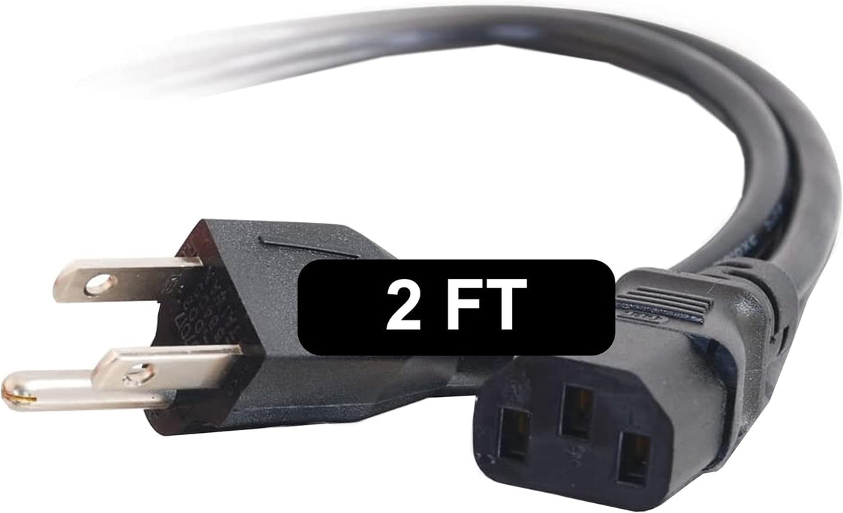 997 RC Raceway 2FT Premium Replacement AC Power Cord - Power Cable for