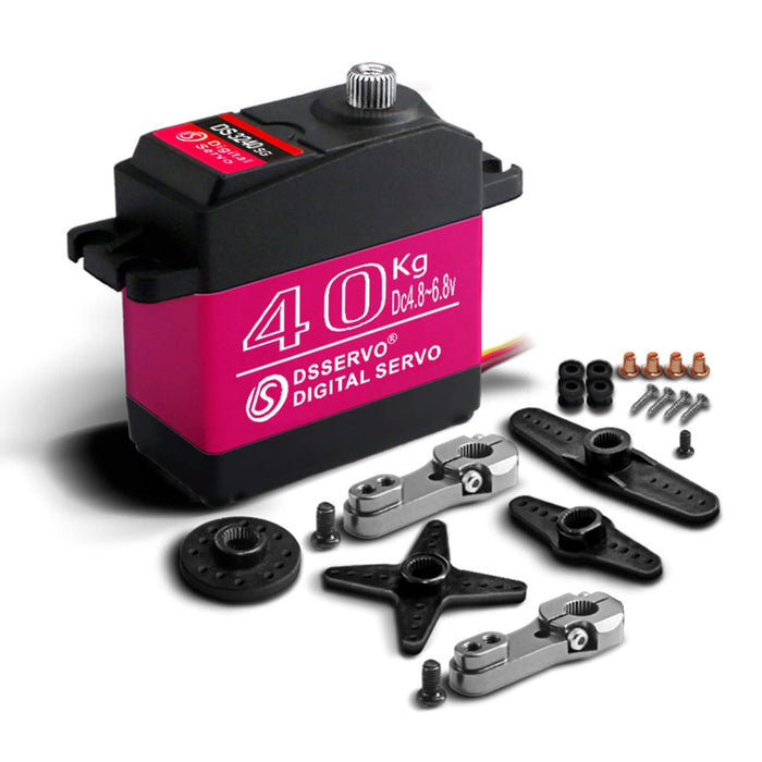 DS3240SG 40KG Steering Servo High Torque RC Steering Servo Motor Waterproof for 1/8, 1/10