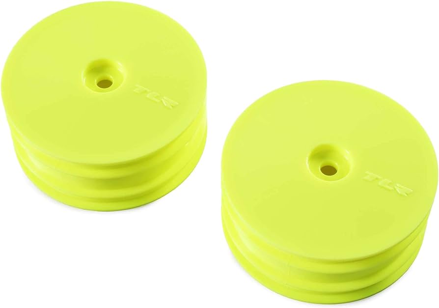 TLR43021 Front Wheel Yellow (2): 22X-4