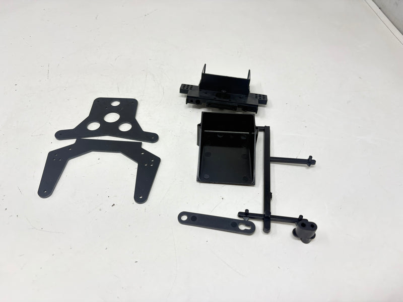 TEAM ASSOCIATED RC10 SPRINT EDITION Shock Towers, front and rear, Rear Bulkhead, and battery cup