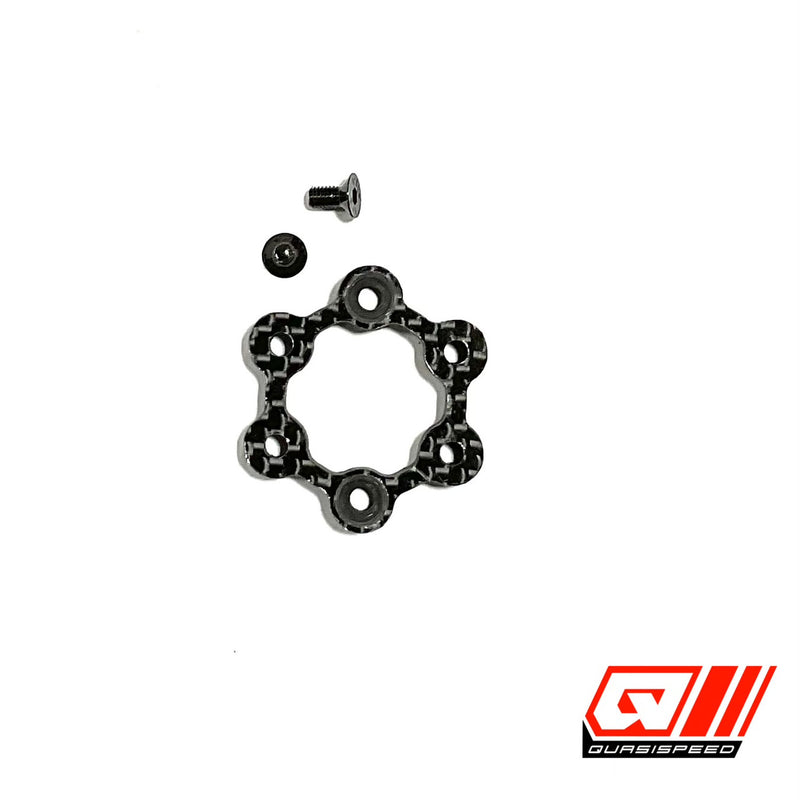 QS-6847 GFRP Quasi Speed 4mm Carbon Fiber Motor Spacer