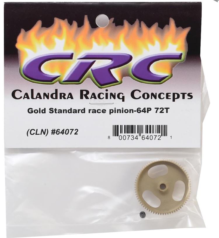64072 CRC Gold Standard Race Pinion 64P/72T