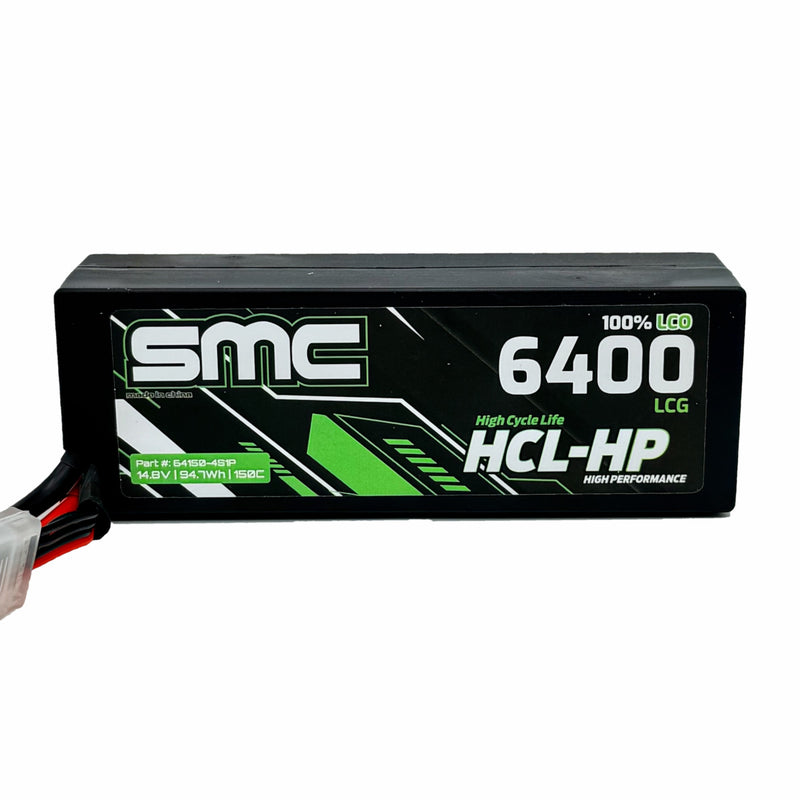 64150-4S1P SMC HCL-HP 14.8V-6400mAh 150C LCG Hardcase XT90 Anti-Spark