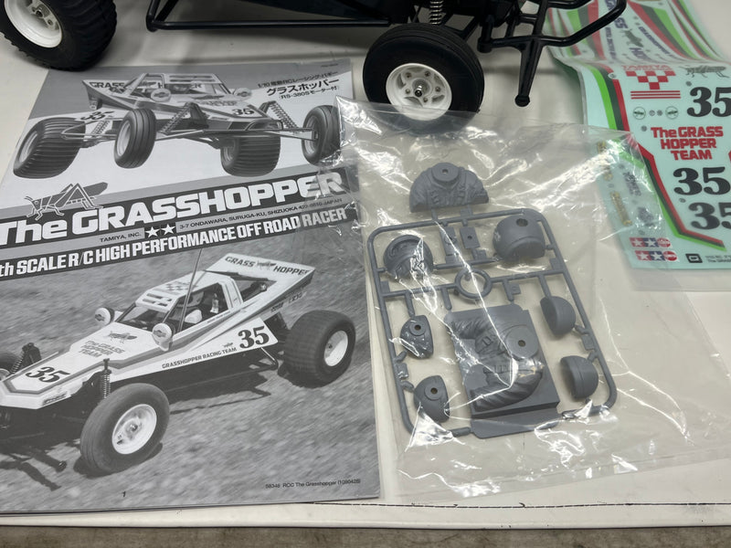 Tamiya Grasshopper 1/10 Off-Road 2WD Buggy Kit, New built not finished