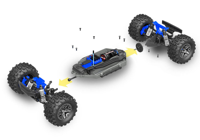 67154-4 Traxxas Stampede 4X4 BL-2s: 1/10 Scale 4WD Monster Truck