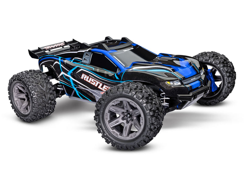 67164-4 Traxxas Rustler 4X4 BL-2s: 1/10 Scale 4WD Stadium Truck