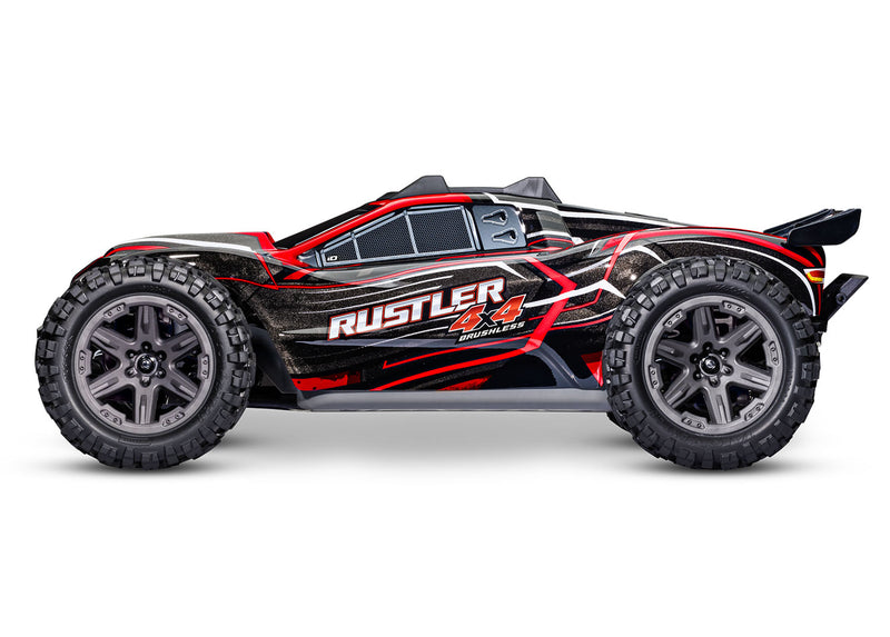 67164-4 Traxxas Rustler 4X4 BL-2s: 1/10 Scale 4WD Stadium Truck