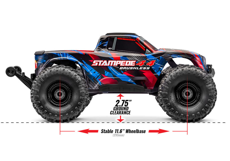 67454-4 Traxxas Stampede 4X4 Brushless
