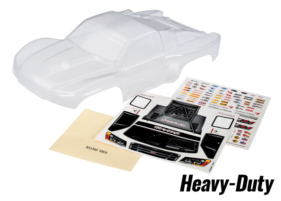 6811R Body, Slash® 4X4, heavy duty (clear, requires painting)/ window masks/ decal sheet