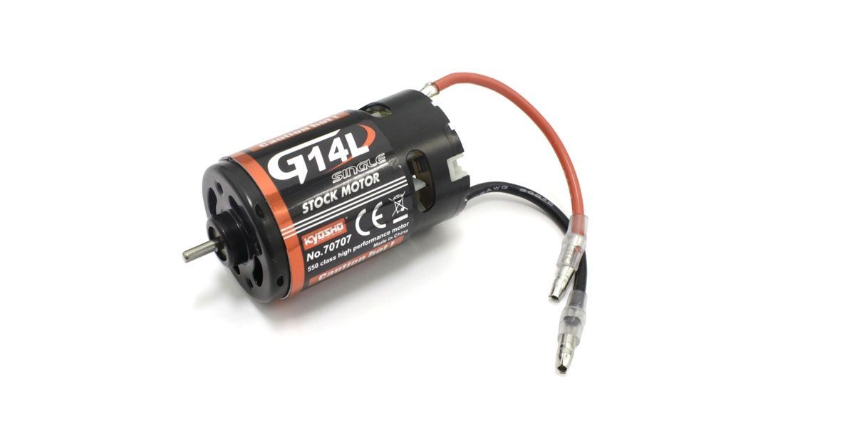 Kyosho 550 Class G-Series Motor G14L Single, Brushed Motor 70707 Kyosho Fazer