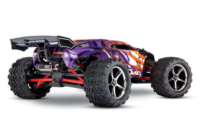 71076-8 Traxxas 1/16 Scale E-Revo VXL: 4X4 Brushless Monster Truck w/USB-C, Blue
