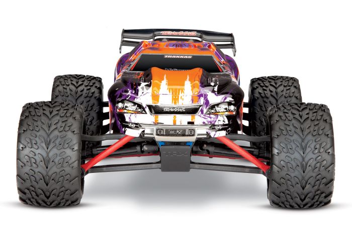 71076-8 Traxxas 1/16 Scale E-Revo VXL: 4X4 Brushless Monster Truck w/USB-C, Blue