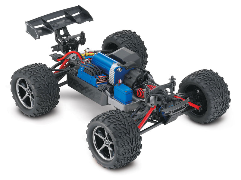71076-8 Traxxas 1/16 Scale E-Revo VXL: 4X4 Brushless Monster Truck w/USB-C, Blue