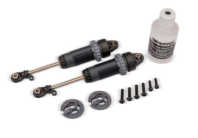 7462-STGRY Traxxas 1/10 Steel-Gray XX-Long GTR Shocks (2)
