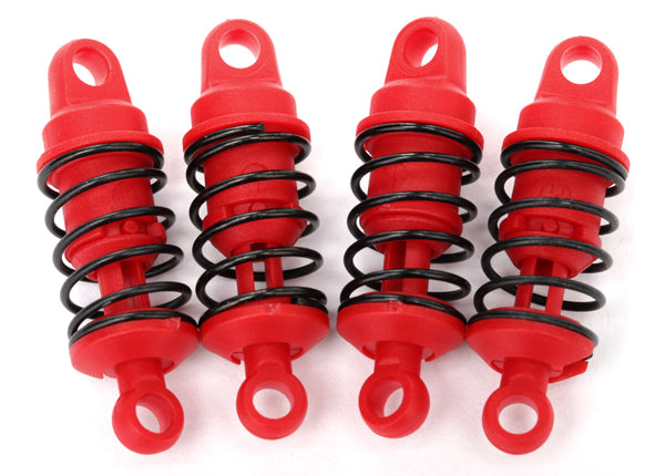 7560 Traxxas Shocks, oil-less (assembled with springs) (4)