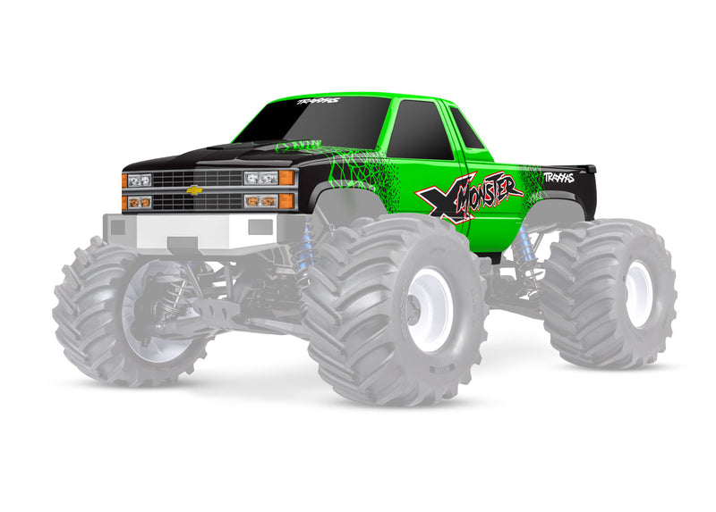 7697-GRN Traxxas Green X-Monster Chevrolet GMT400 CK Truck Body