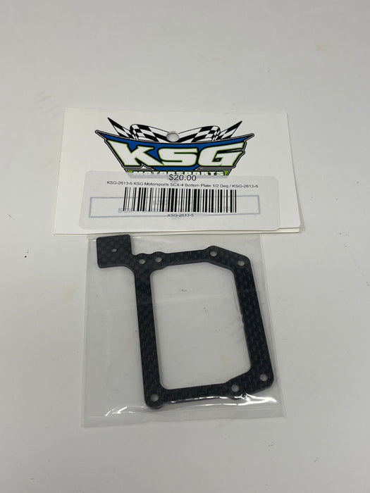 KSG-2613-5 KSG Motorsports SCX-4 Bottom Plate 1/2 Deg