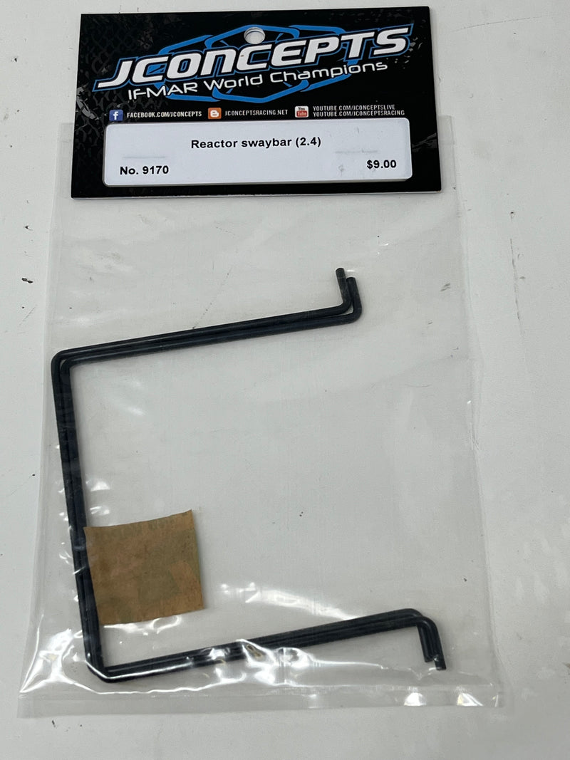 9170 JConcepts REACTOR Sway Bar (2.4), 2pc - JCO