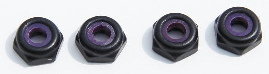 HD-2517 - Hyperdrive 8-32 Black Alum. Locknuts (4)