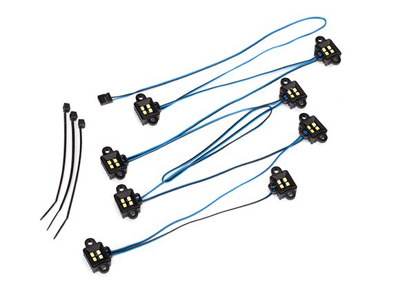 8026X - LED rock light kit, TRX-4® (requires #8028 power supply and #8018, #8072, or #8080 inner fenders)