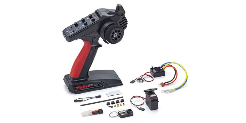 82145 Kyosho EP Starter Pack Plus, Electronics Bundle (Transmitter, Receiver, ESC, Servo)