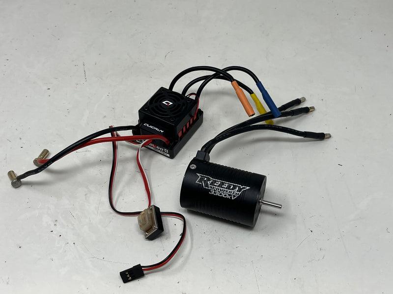 Used Hobbywing 10BL60 and REEDY 3300KV motor
