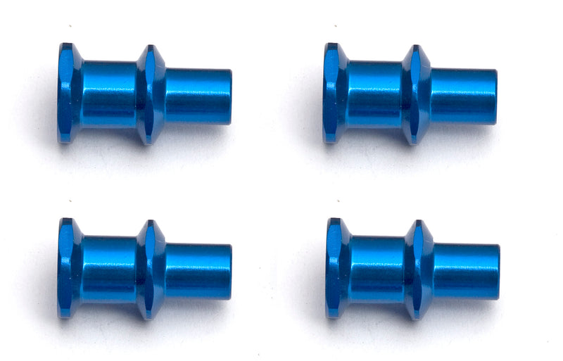 89082 Team Associated FT Blue Aluminum Shock Standoffs